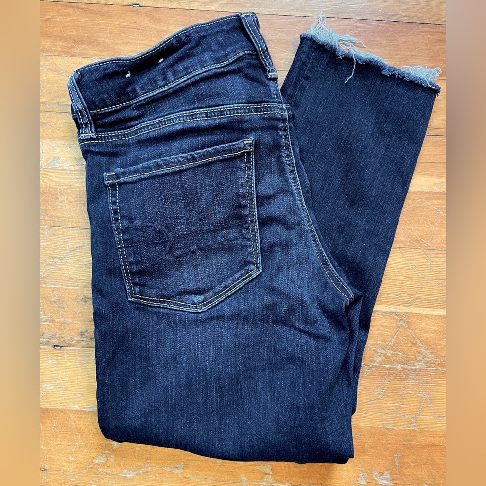American Eagle Next Level Stretch Capri Jeggings – Mid‑Rise | Size 6